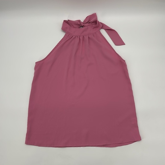 Pink Halter Neck Women's Top - Picture 4 of 9